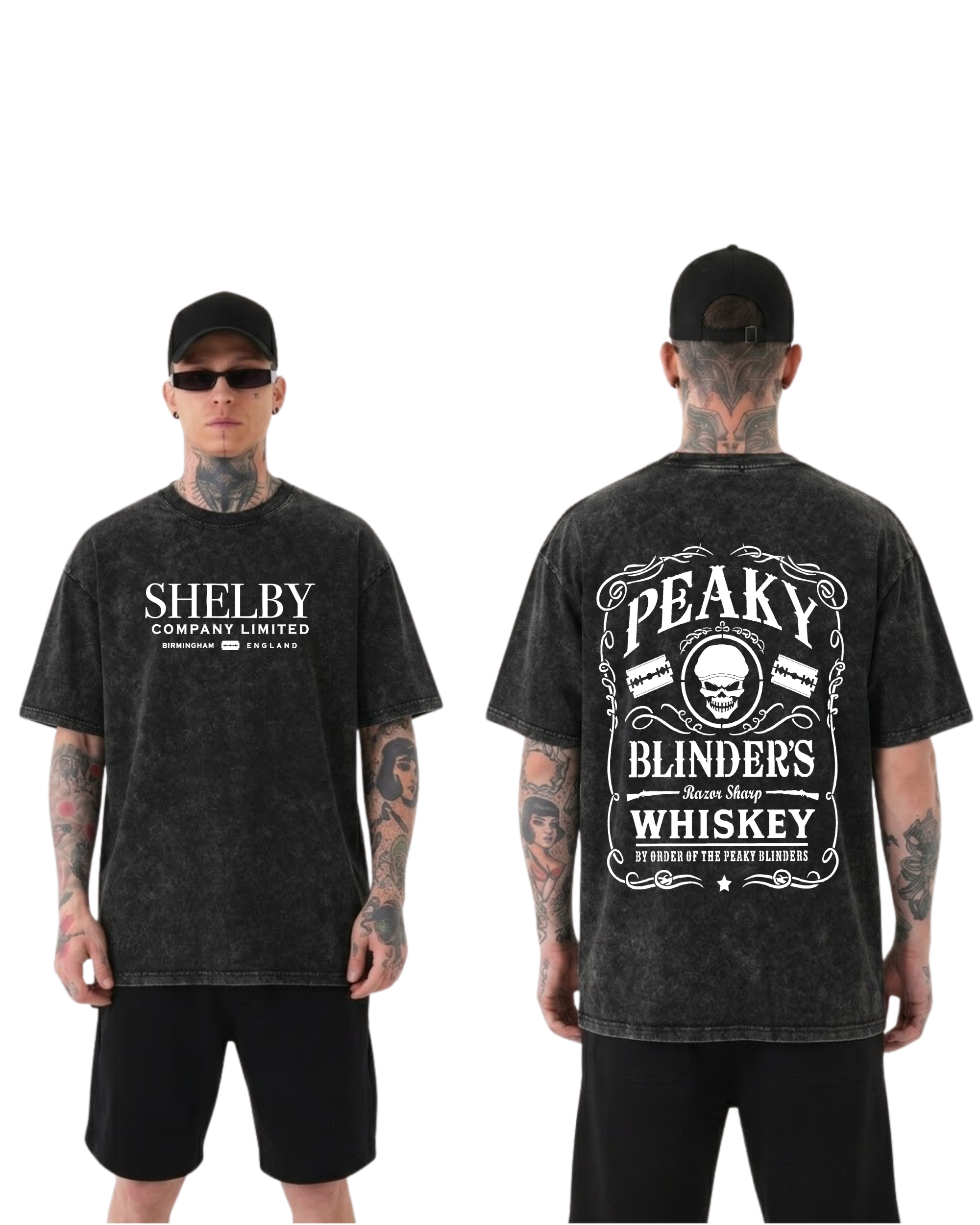 Peaky Blinders Movie Retro Washed Cotton Graphic Tee