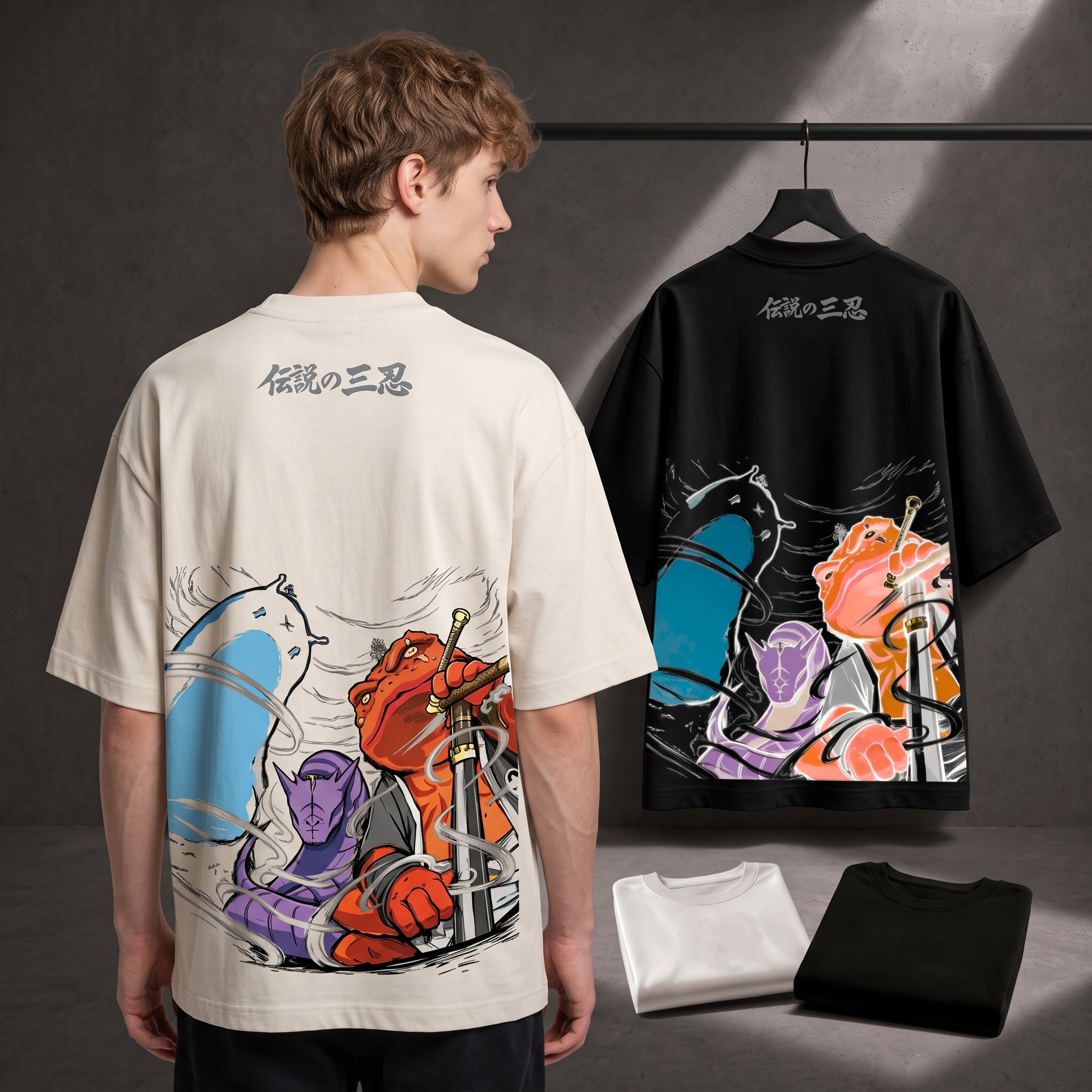 Legendary Sannin Summons Oversized Graphic T-Shirt
