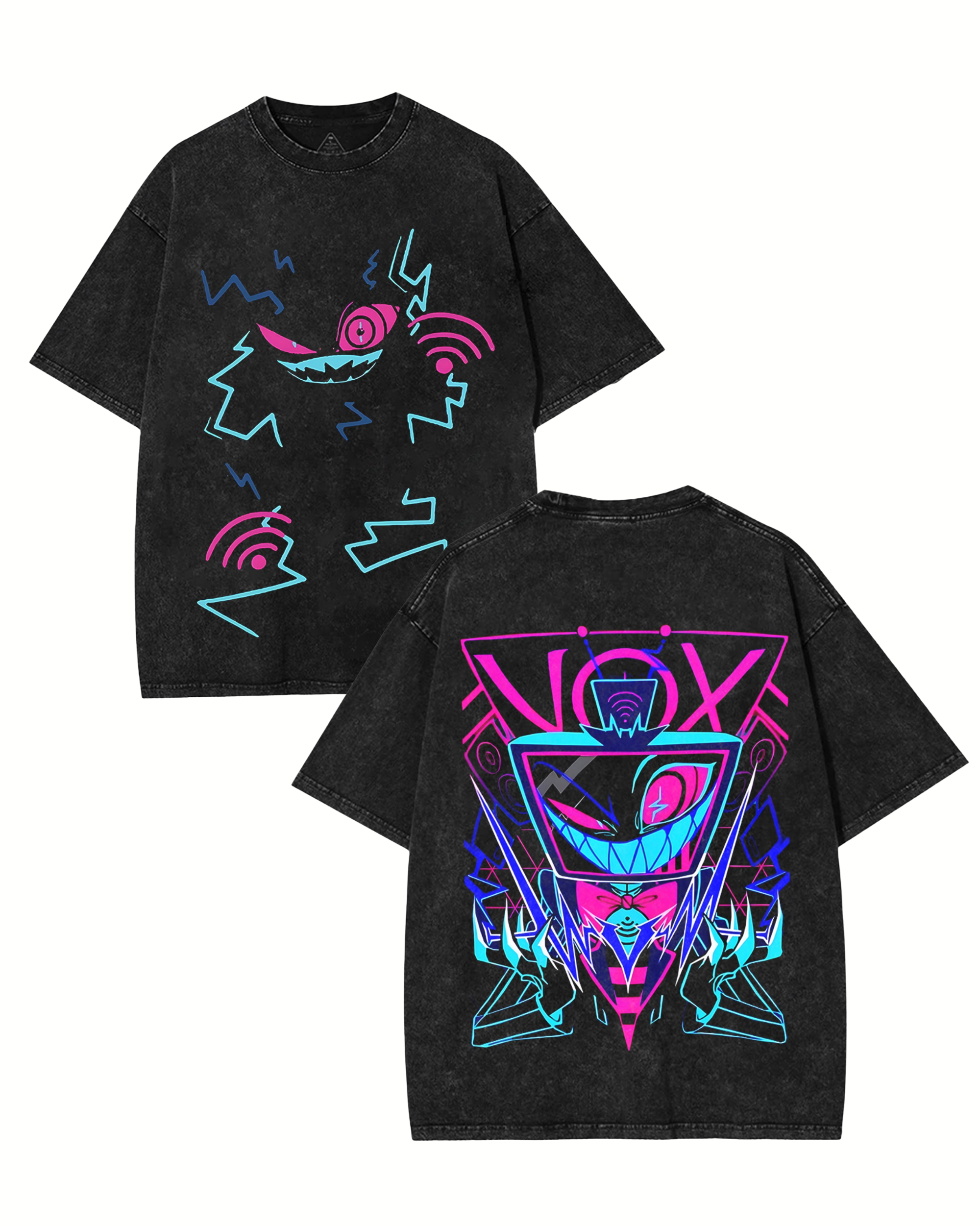 Hazbin Hotel Vox Animated Series Adult Animation Washed Cotton Graphic Tee