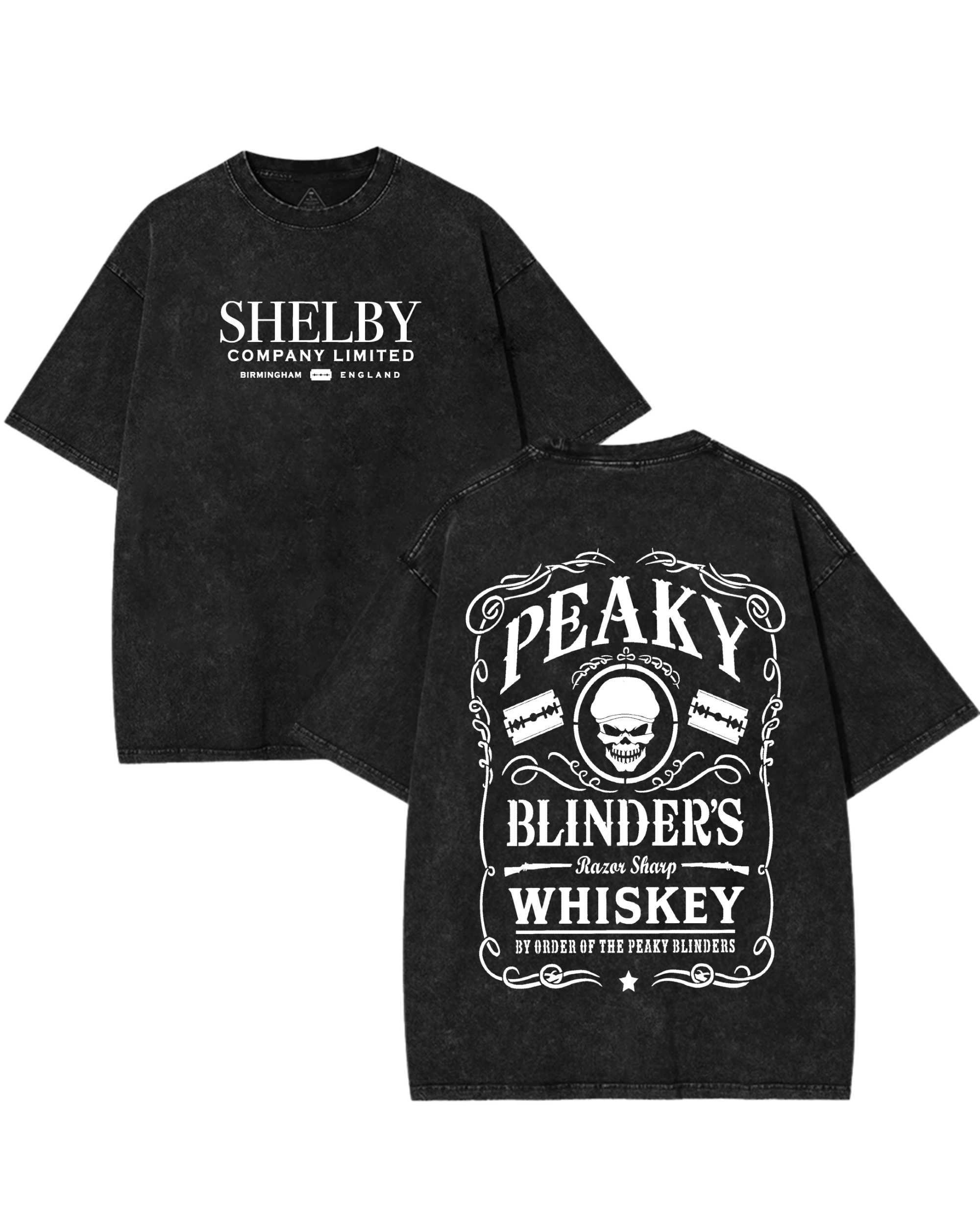 Peaky Blinders Movie Retro Washed Cotton Graphic Tee