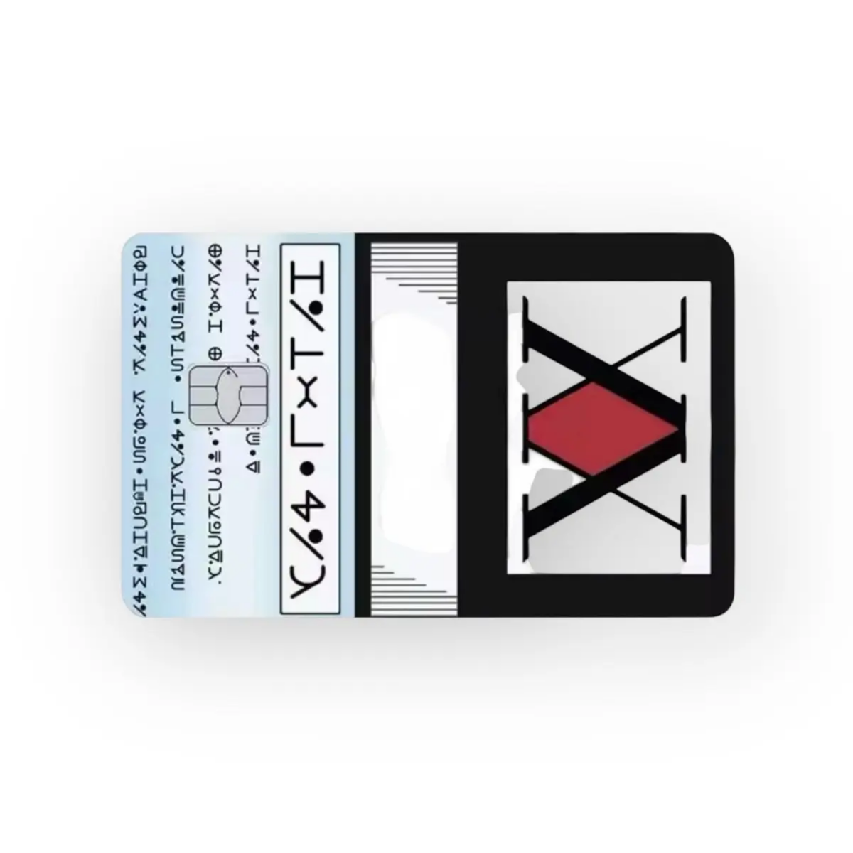 Holographic Hunter X Hunter Credit Card Decal Skin Cover Vinyl Sticker Card Cover for Small Chip Card- Pop Culture