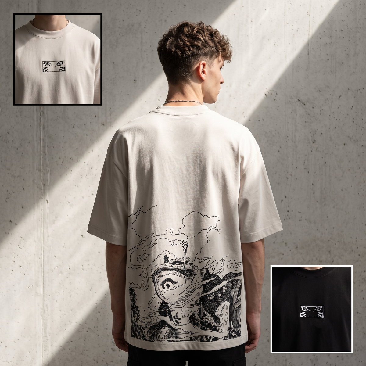 Giant Toad Summon Oversized Anime Tee Shinobi Streetwear