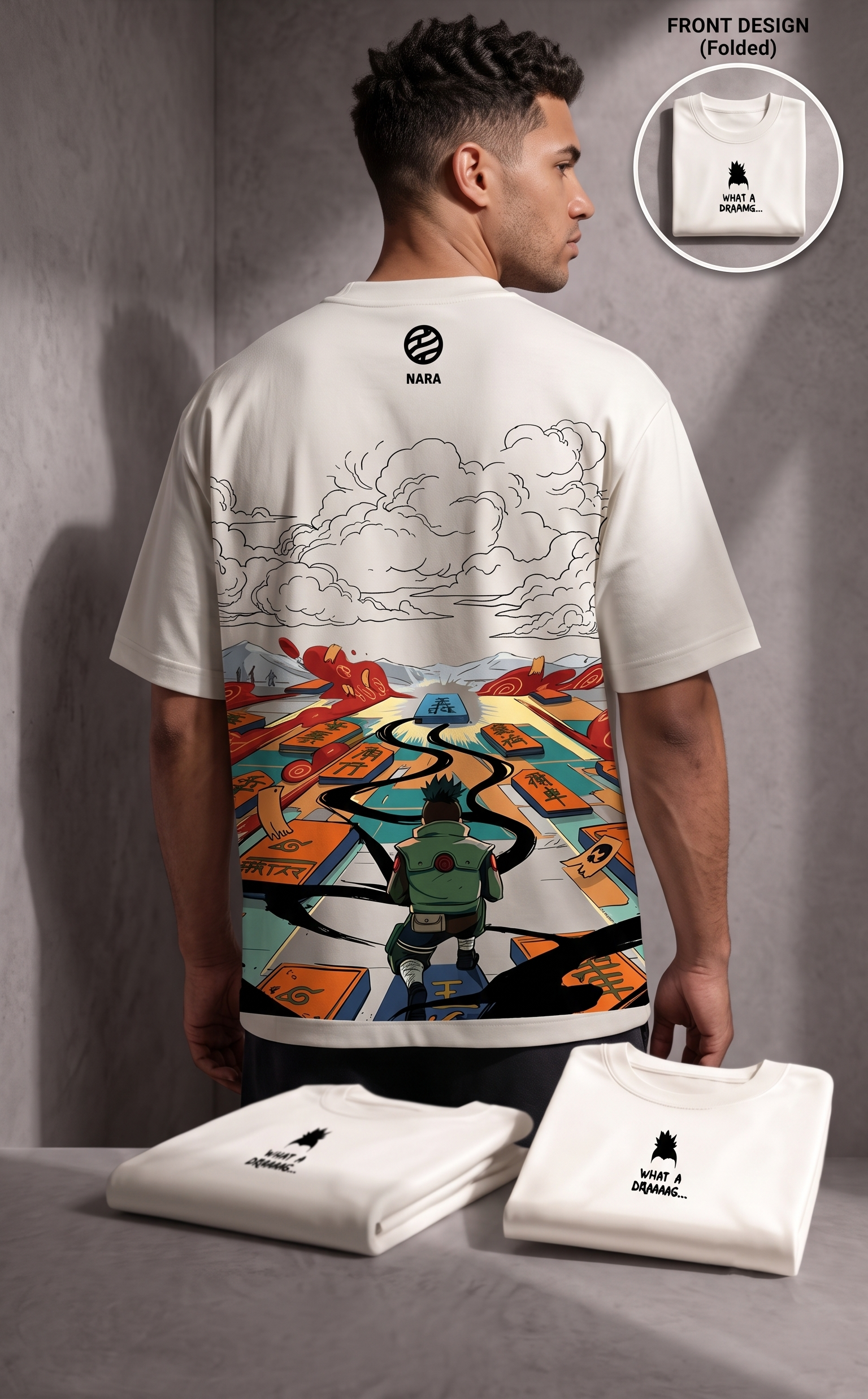 Shikamaru "What A Drag" Graphic Tee - Anime Streetwear Shirt