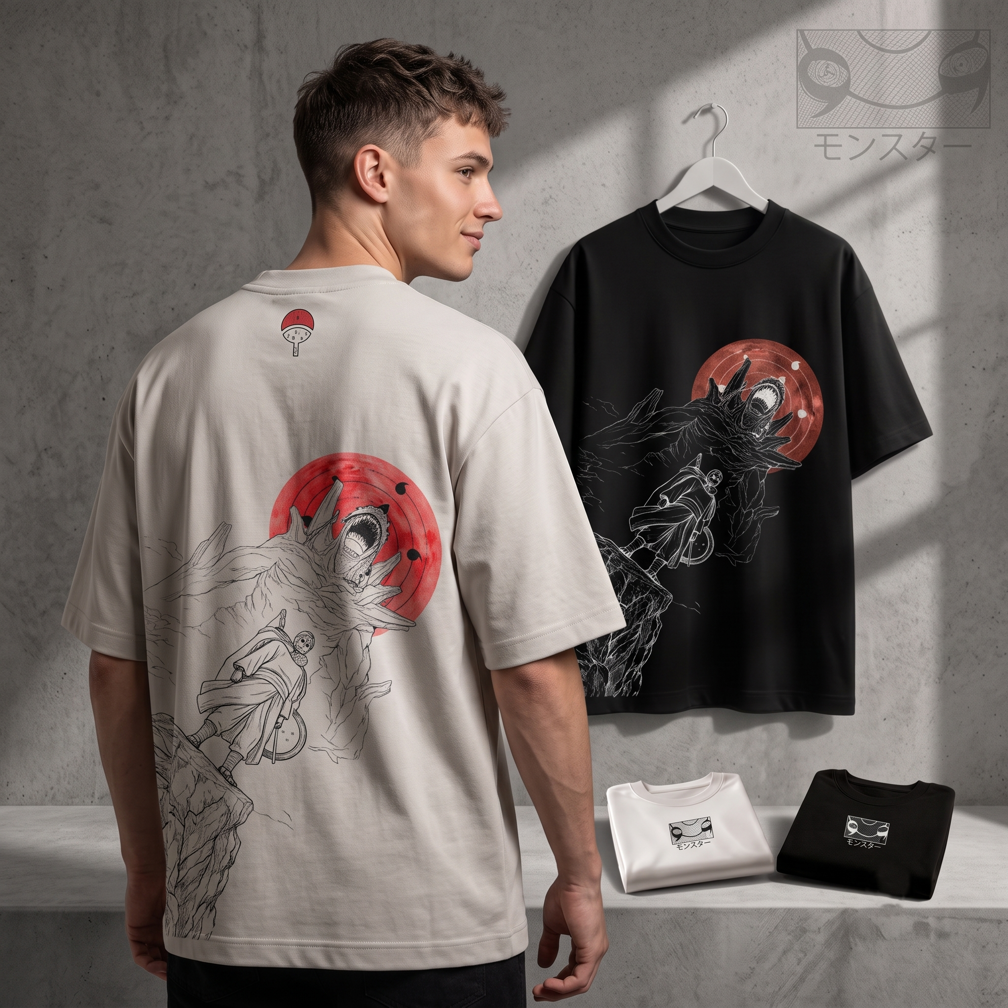 Uchiha Obito Infinite Tsukuyomi Oversized Graphic Tee Premium Anime Streetwear