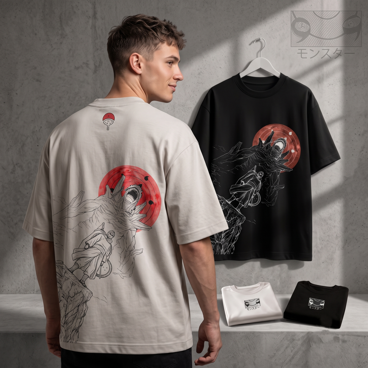 Uchiha Obito Infinite Tsukuyomi Oversized Graphic Tee Premium Anime Streetwear