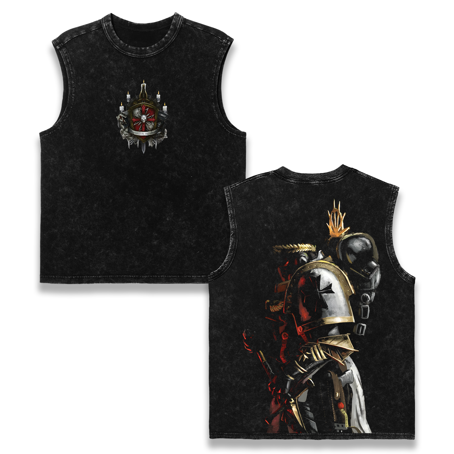 WARHAMMER 40K Emperor's Champion Wash Tank Top Game Graphic Streetwear