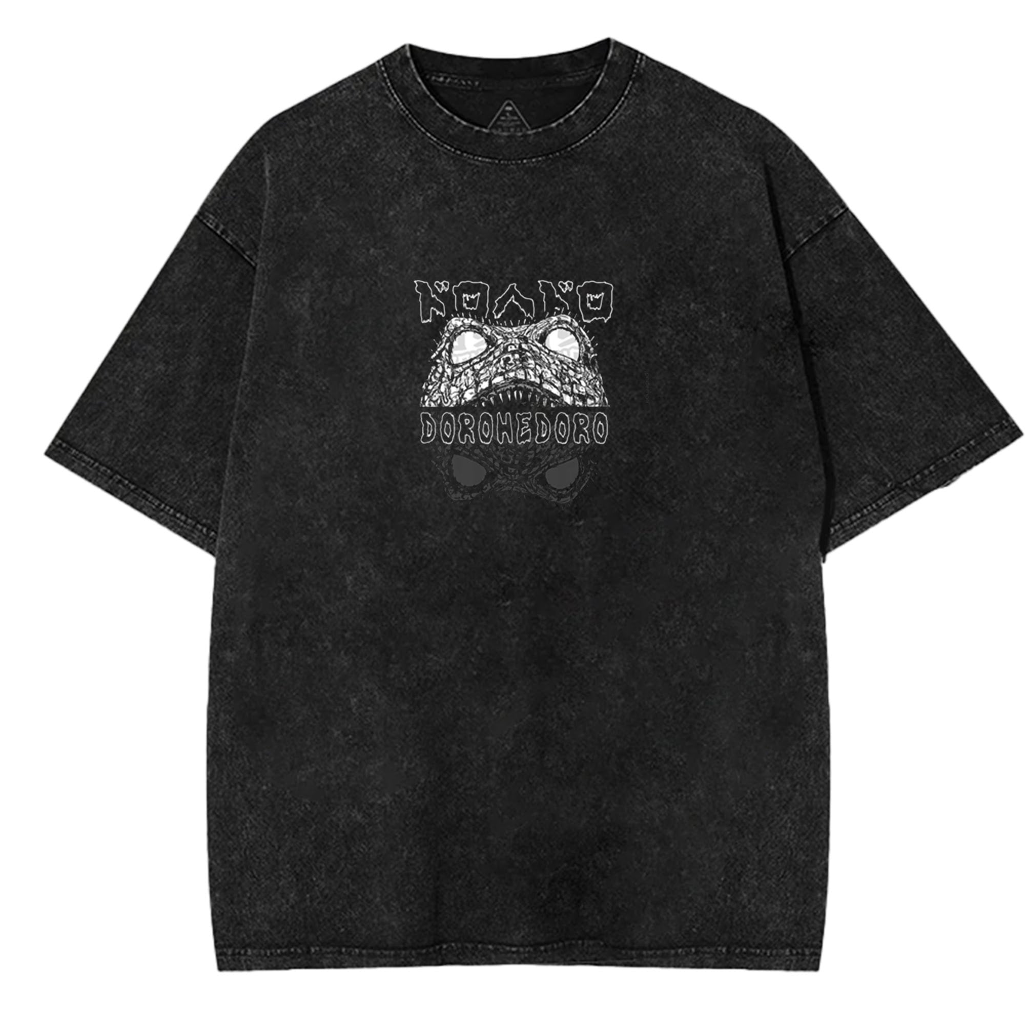 Dorohedoro v2 Streetwear Tee Washed Anime Graphic Shirt