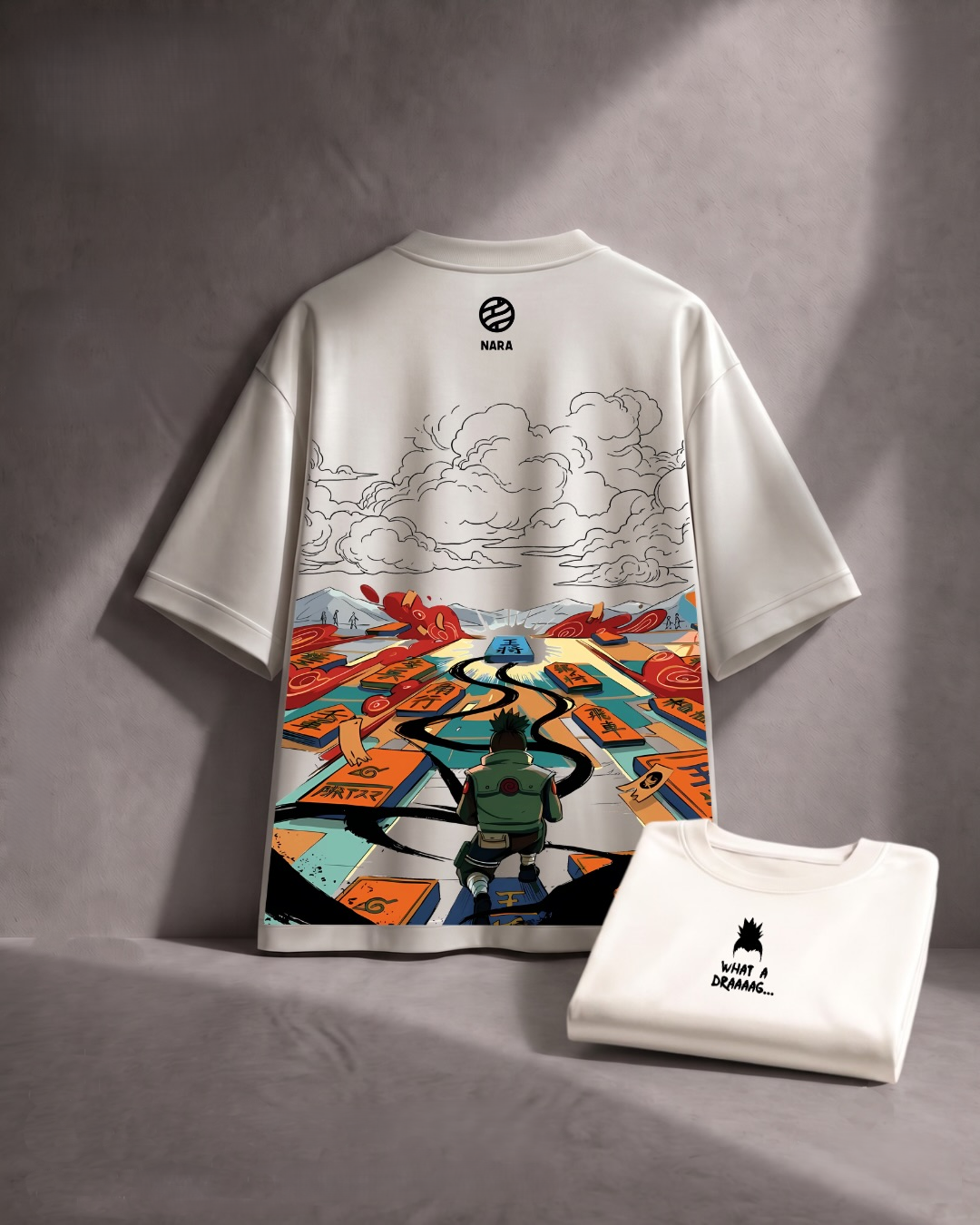 Shikamaru "What A Drag" Graphic Tee - Anime Streetwear Shirt