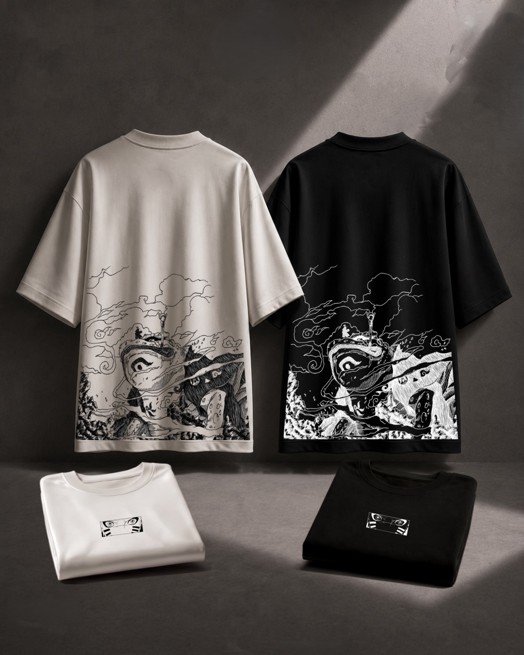 Giant Toad Summon Oversized Anime Tee Shinobi Streetwear